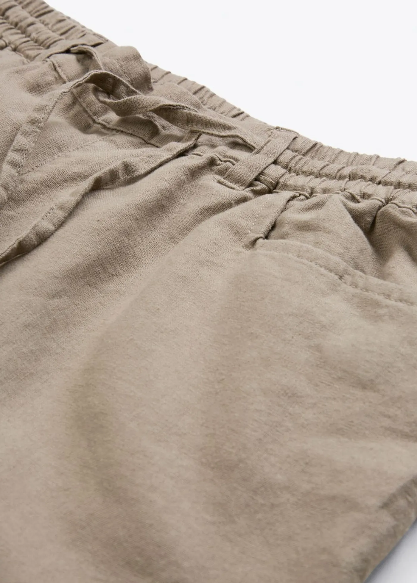 Outlet Bermudas con lino Mujer Shorts|Pantalones