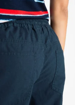 Clearance Bermudas con lino Mujer Shorts|Pantalones