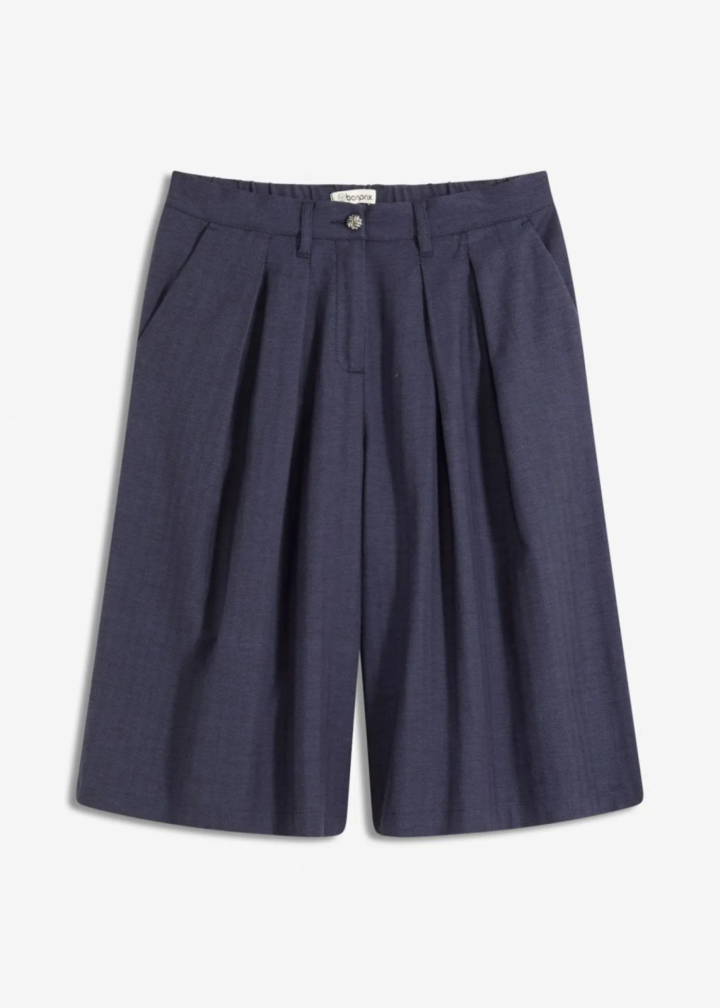 New Bermudas con pinzas Mujer Shorts|Pantalones