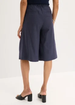 New Bermudas con pinzas Mujer Shorts|Pantalones