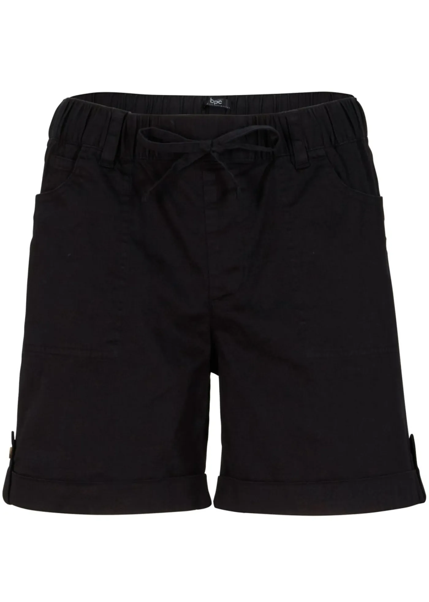 New Bermudas de algodón con cinturilla elástica Mujer Shorts|Pantalones