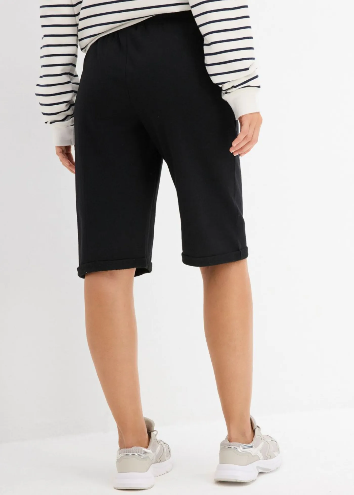Best Bermudas de chándal con dobladillo Mujer Básicos|Ropa Cómoda