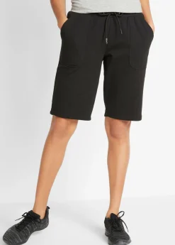 Hot Bermudas de chándal de algodón puro Mujer Shorts|Básicos