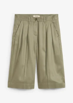 Bermudas de lyocell fluido Mujer Esenciales|Shorts