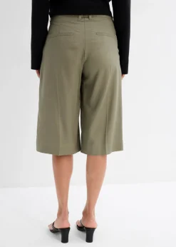Bermudas de lyocell fluido Mujer Esenciales|Shorts
