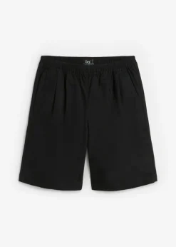 Sale Bermudas de mezcla de lino y algodón Mujer Shorts|Pantalones