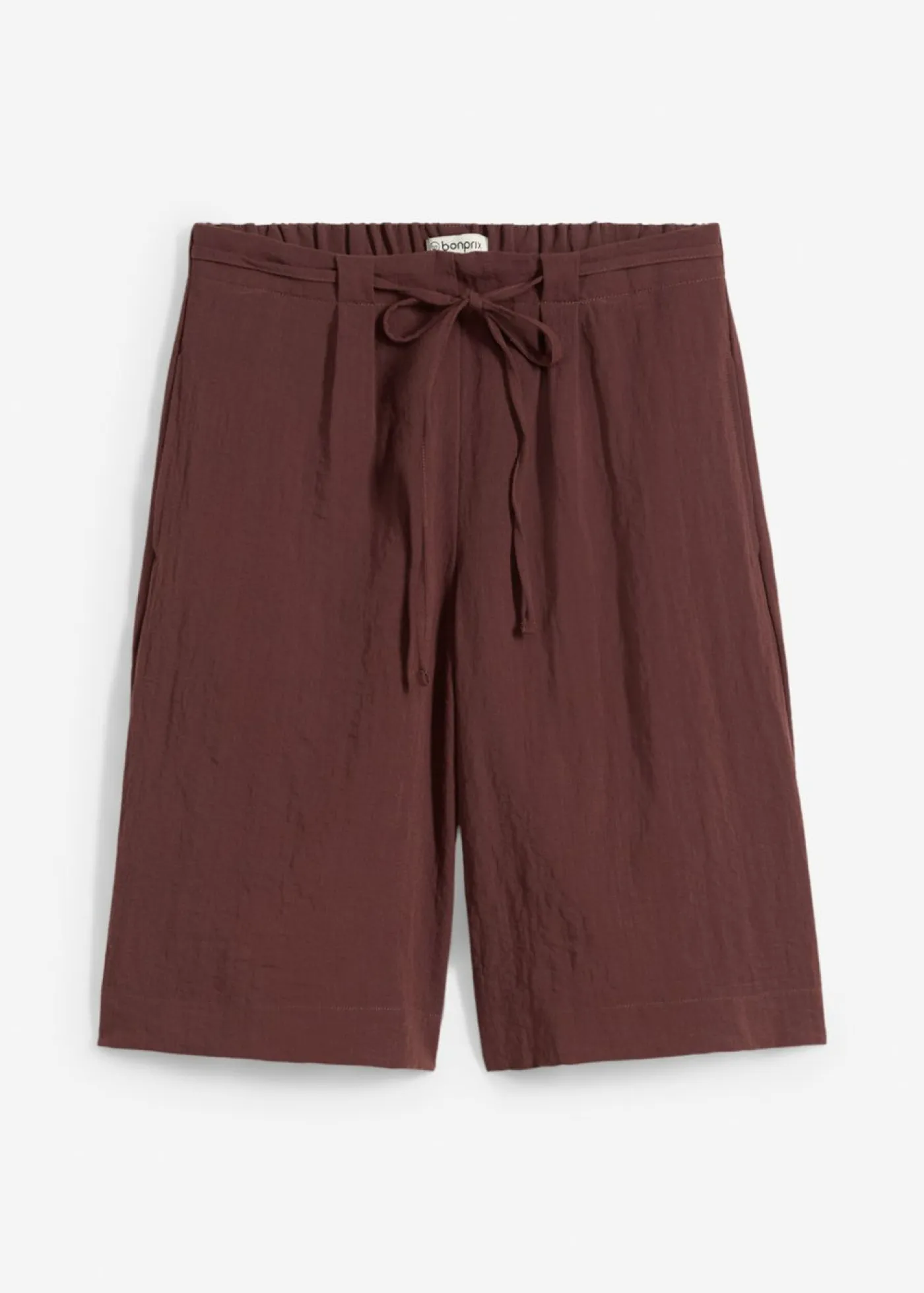 Hot Bermudas de mezcla de viscosa fluida Mujer Shorts|Pantalones