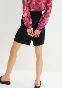 Bermudas de muselina sin cierre Mujer Shorts|Pantalones