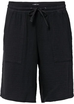 Sale Bermudas de muselina sin cierre Mujer Shorts|Pantalones