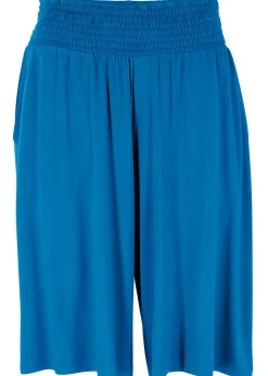 Best Bermudas de punto de mezcla de viscosa Mujer Shorts|Pantalones