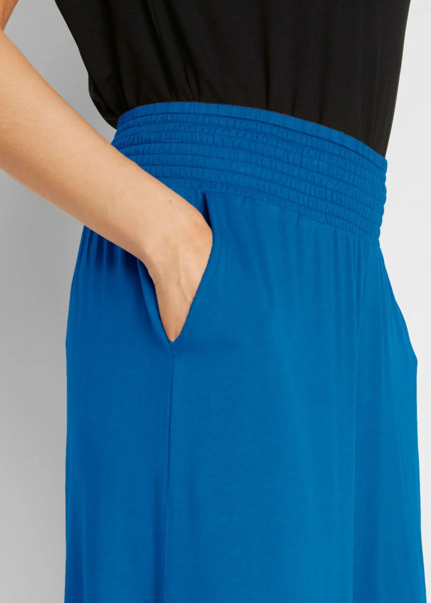 Best Bermudas de punto de mezcla de viscosa Mujer Shorts|Pantalones
