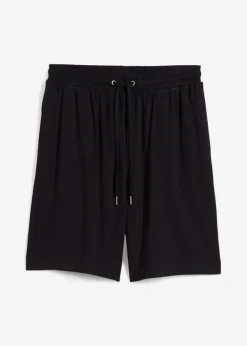 Bermudas de punto de viscosa fluida Mujer Shorts|Básicos