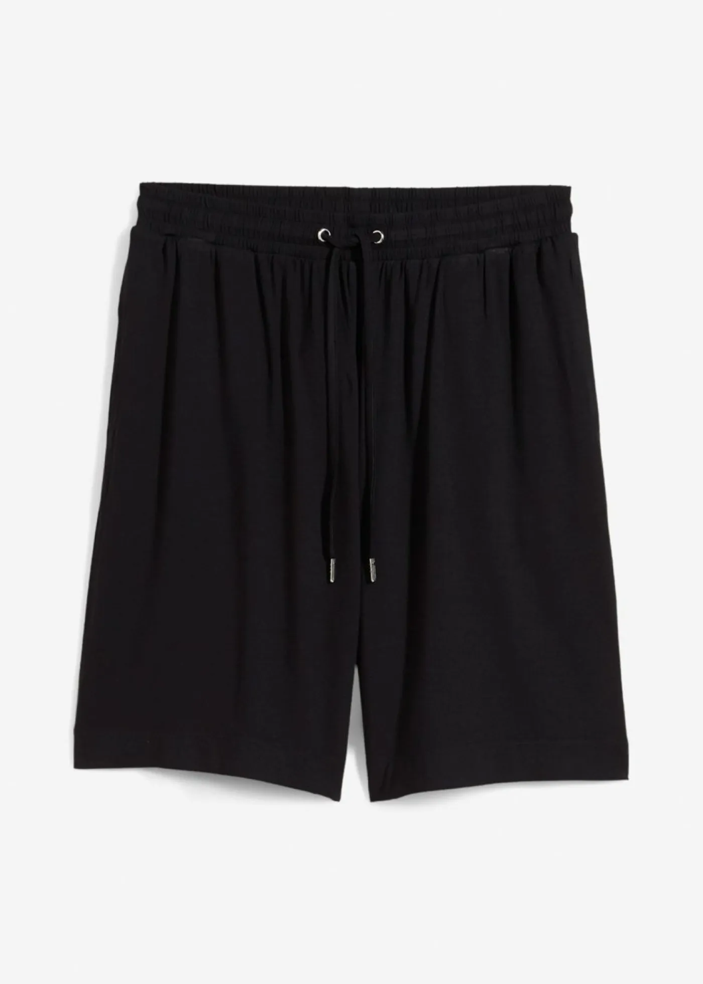 Bermudas de punto de viscosa fluida Mujer Shorts|Básicos
