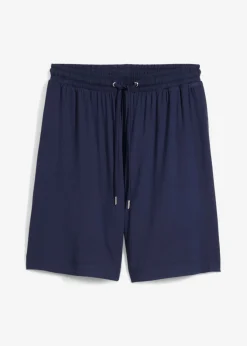 New Bermudas de punto de viscosa fluida Mujer Shorts|Básicos