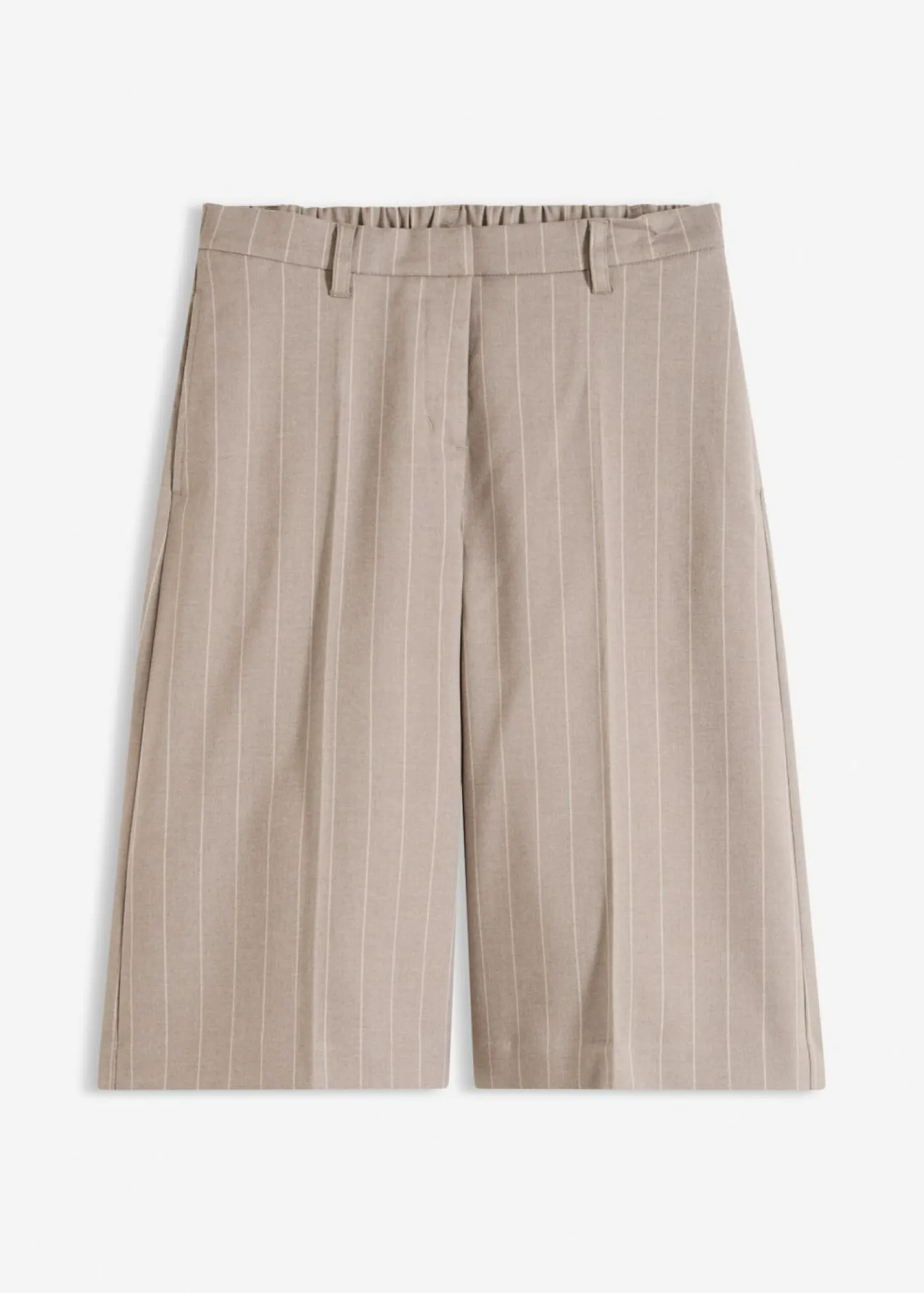 Best Bermudas de raya diplomática con pinzas Mujer Shorts|Pantalones