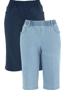 Best Bermudas elásticas (2 unidades) Mujer Shorts