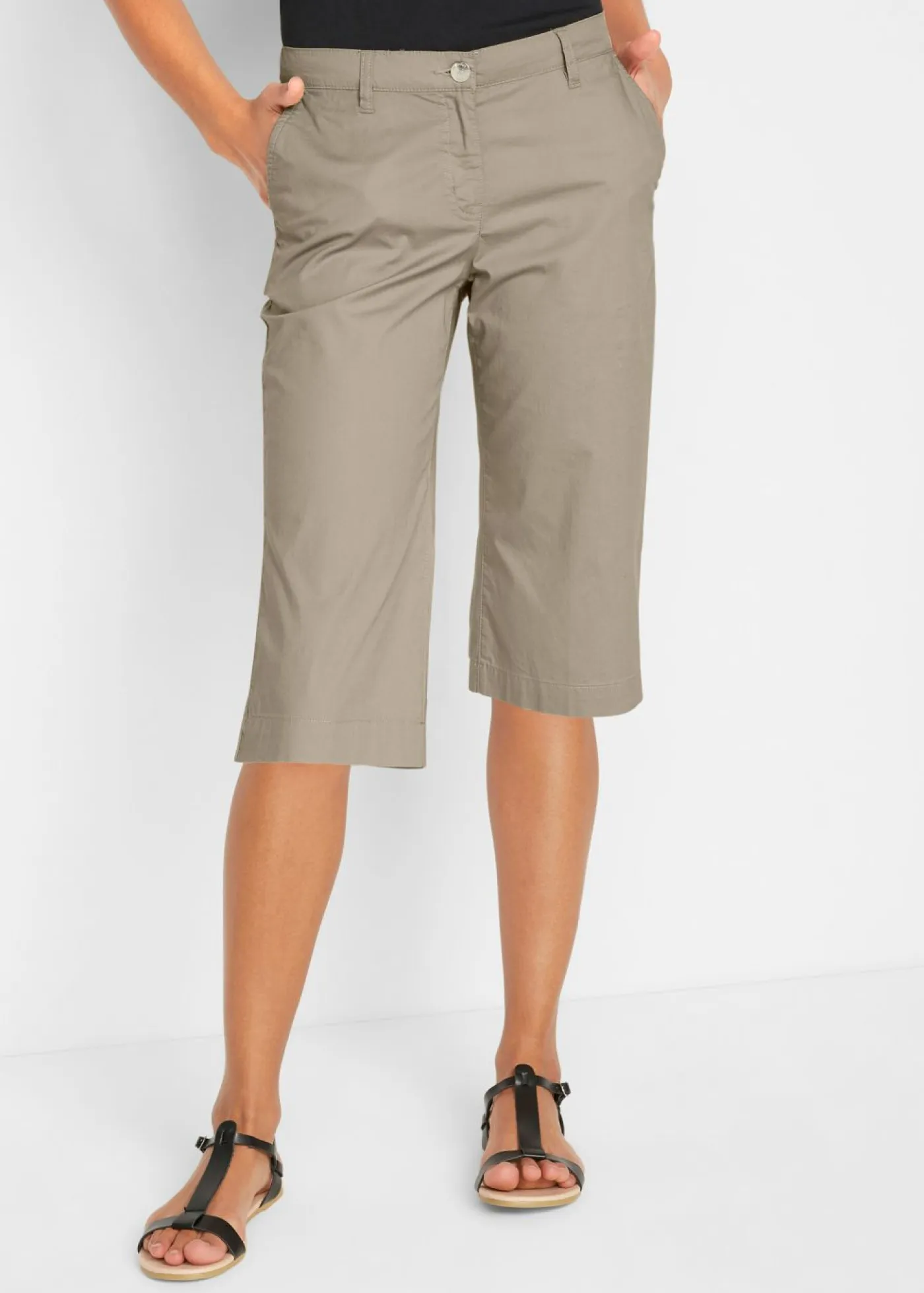 Best Bermudas largas con cintura elástica Mujer Shorts|Pantalones