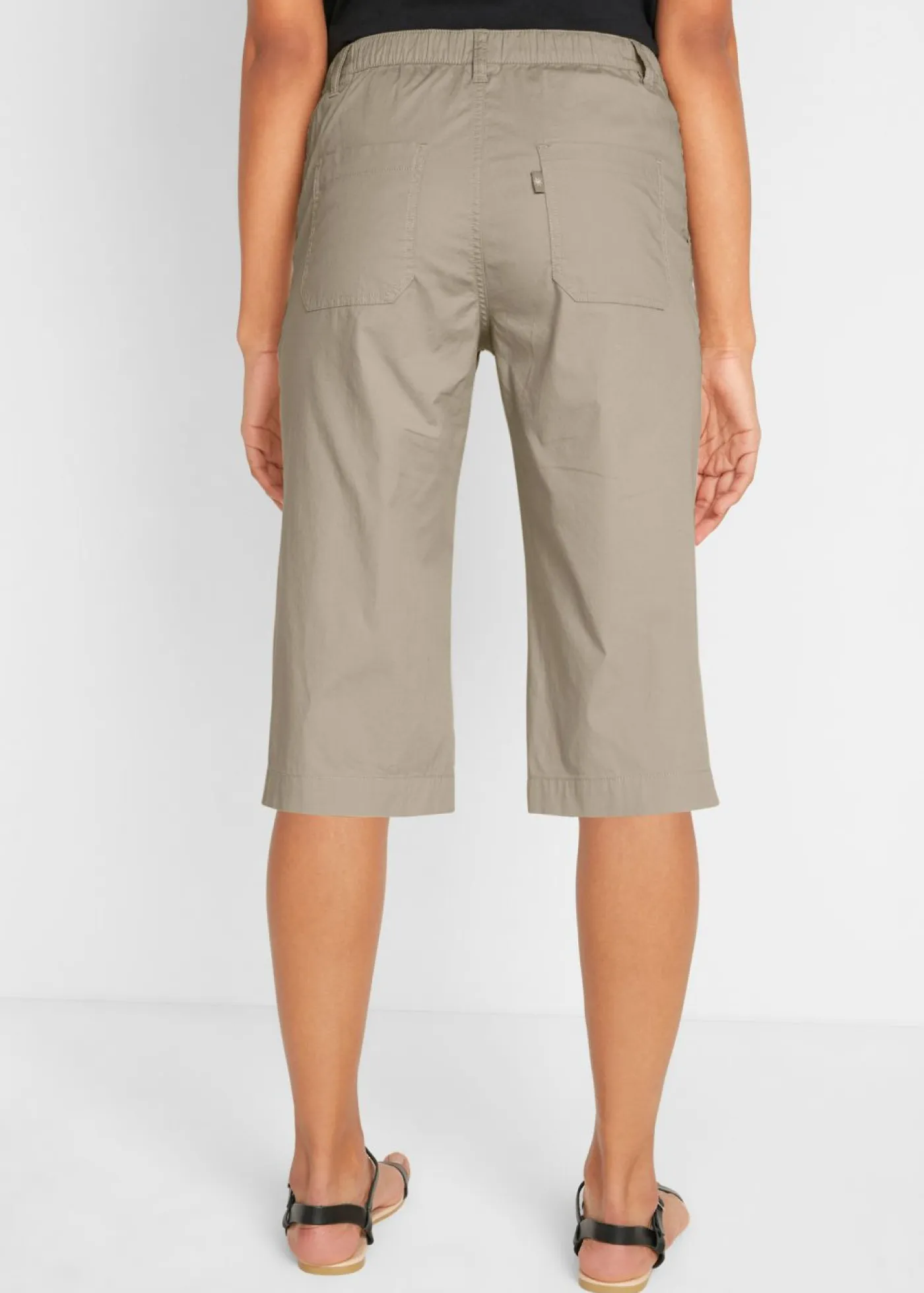 Best Bermudas largas con cintura elástica Mujer Shorts|Pantalones