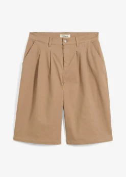 New Bermudas largas de mezcla de algodón elástico Mujer Conjuntos De Ropa|Shorts