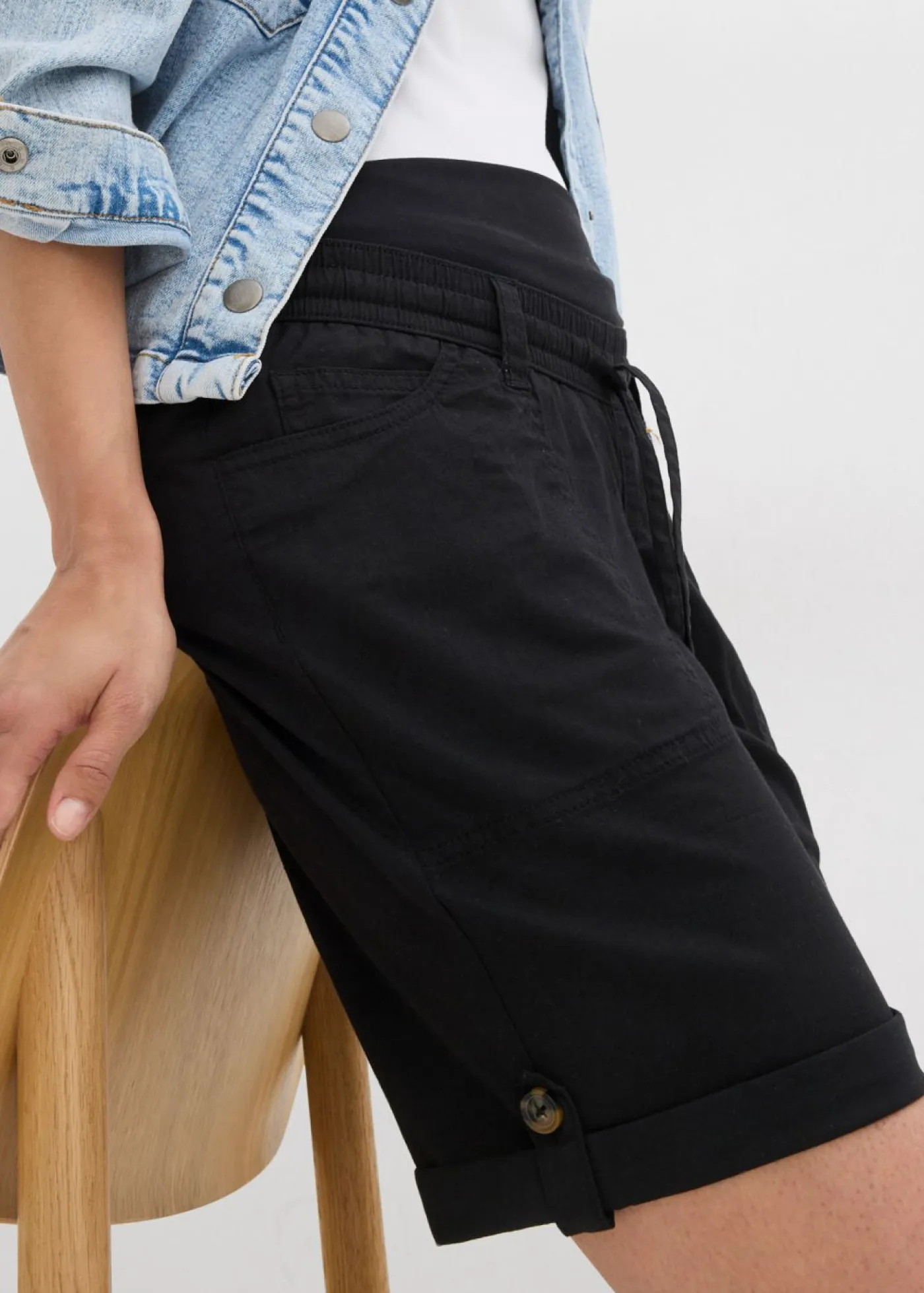 Best Bermudas premamá 2 en 1 convertibles en pantalón corto Mujer Premamá