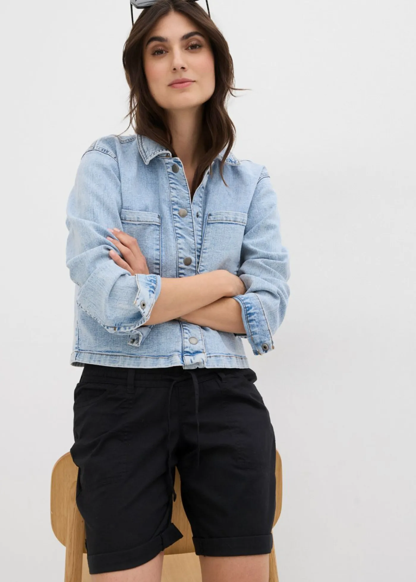 Best Bermudas premamá 2 en 1 convertibles en pantalón corto Mujer Premamá