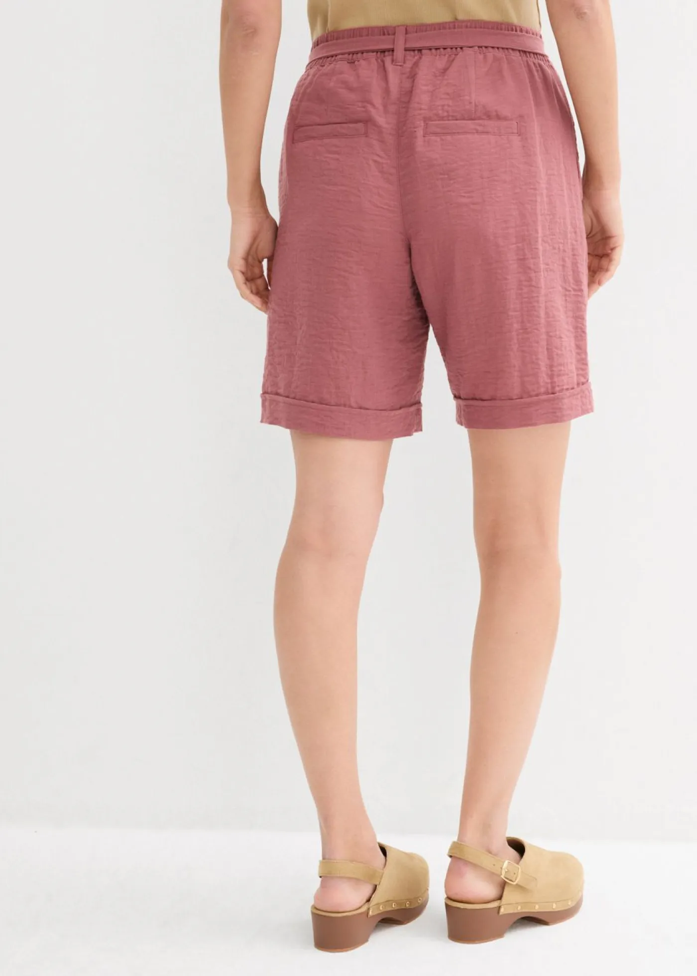 Best Bermudas tipo paperbag Mujer Shorts|Pantalones