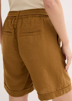 Clearance Bermudas tipo paperbag Mujer Shorts|Pantalones