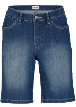 Sale Bermudas vaqueras de talle medio Mujer Shorts|Vaqueros