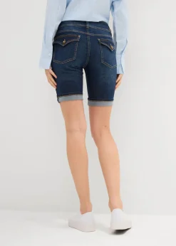 Discount Bermudas vaqueras de talle medio Mujer Shorts|Vaqueros
