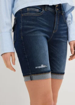 Discount Bermudas vaqueras de talle medio Mujer Shorts|Vaqueros