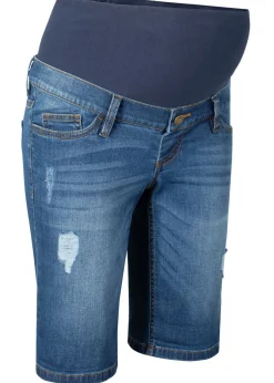Bermudas vaqueras premamá, regular fit Mujer Premamá