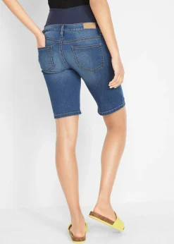 Bermudas vaqueras premamá, regular fit Mujer Premamá
