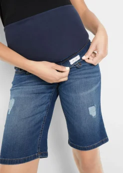 Bermudas vaqueras premamá, regular fit Mujer Premamá