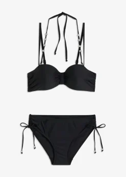 Bikini balconette (2 piezas) con tirantes halter extra Mujer Bikinis|Copas Grandes (D-G)
