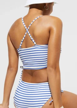 Hot Bikini bandeau con tirantes desmontables (2 piezas) Mujer Ropa Para Ir A La Playa|Bikinis