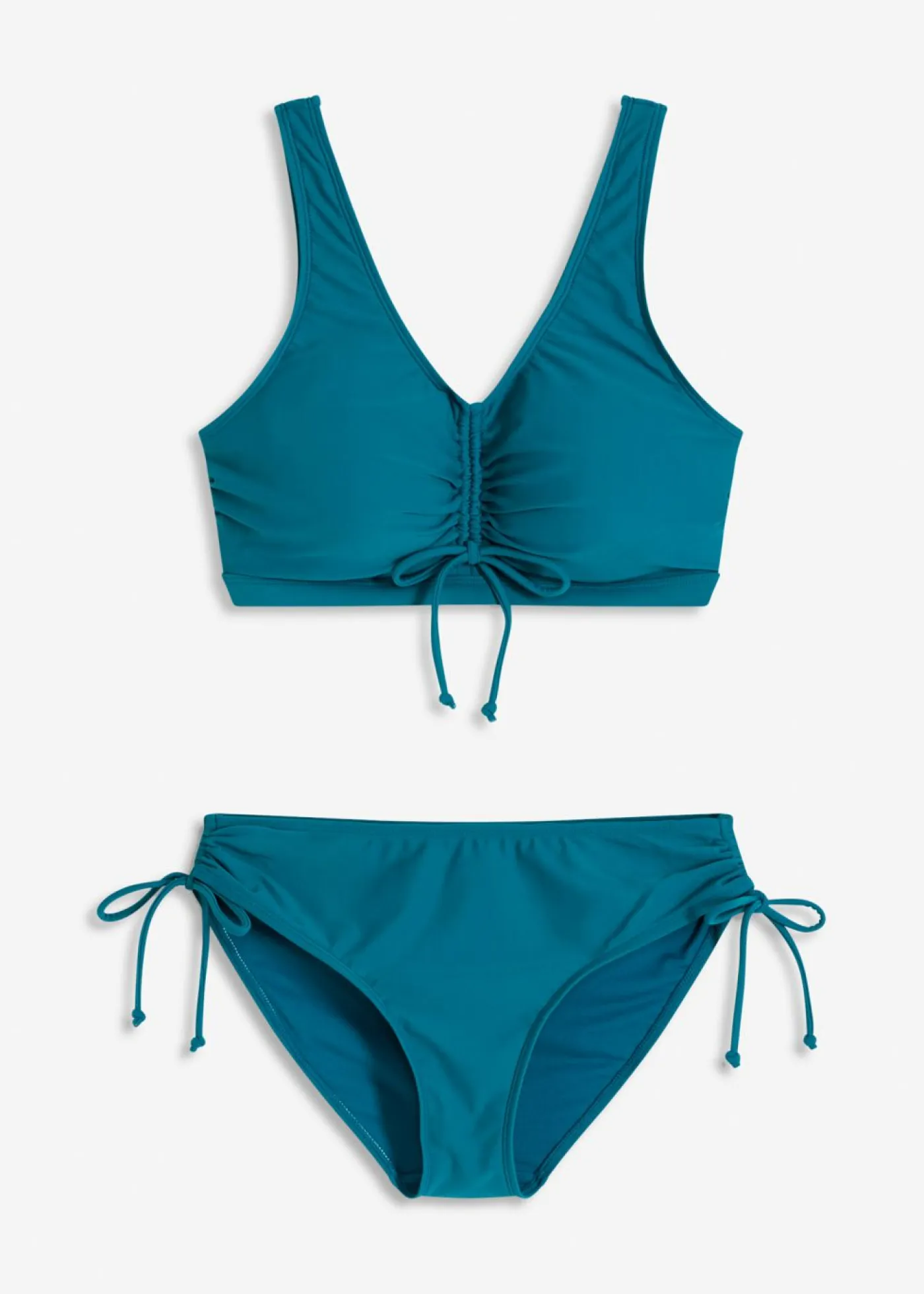 Hot Bikini tipo bustier (2 piezas) con cintas para anudar Mujer Novedades|Bikinis