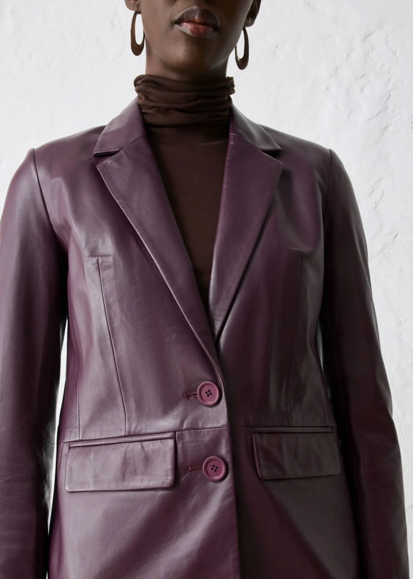 Online Blazer con napa de borrego Mujer Premium|Blazers