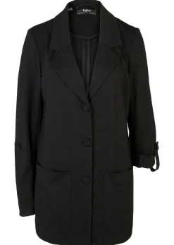 Hot Blazer largo Punto di Roma de mezcla de viscosa Mujer Blazers|Ropa Cómoda