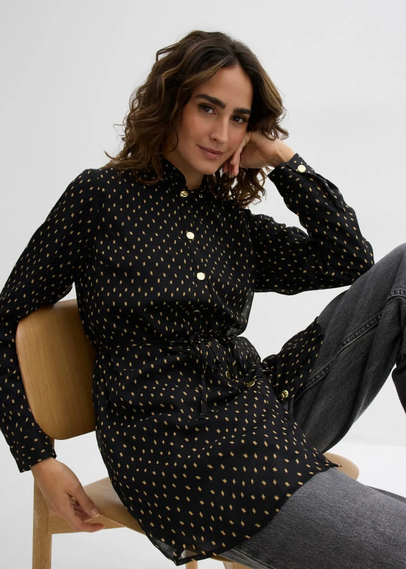 Blusa 2 en 1 de gasa para durante y después del embarazo Mujer Premamá