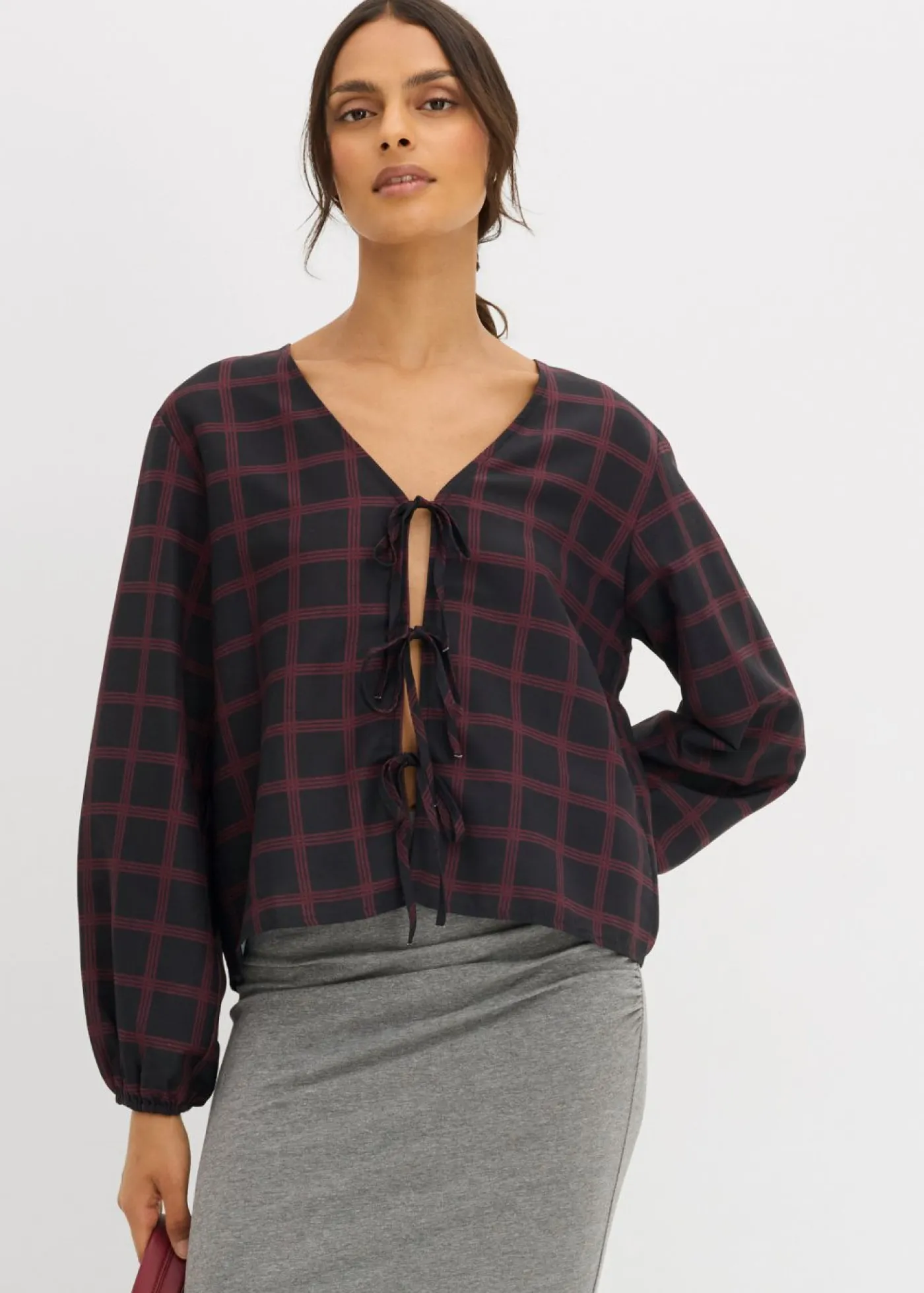 Best Blusa ancha de viscosa suave Mujer Camisas Y Blusas