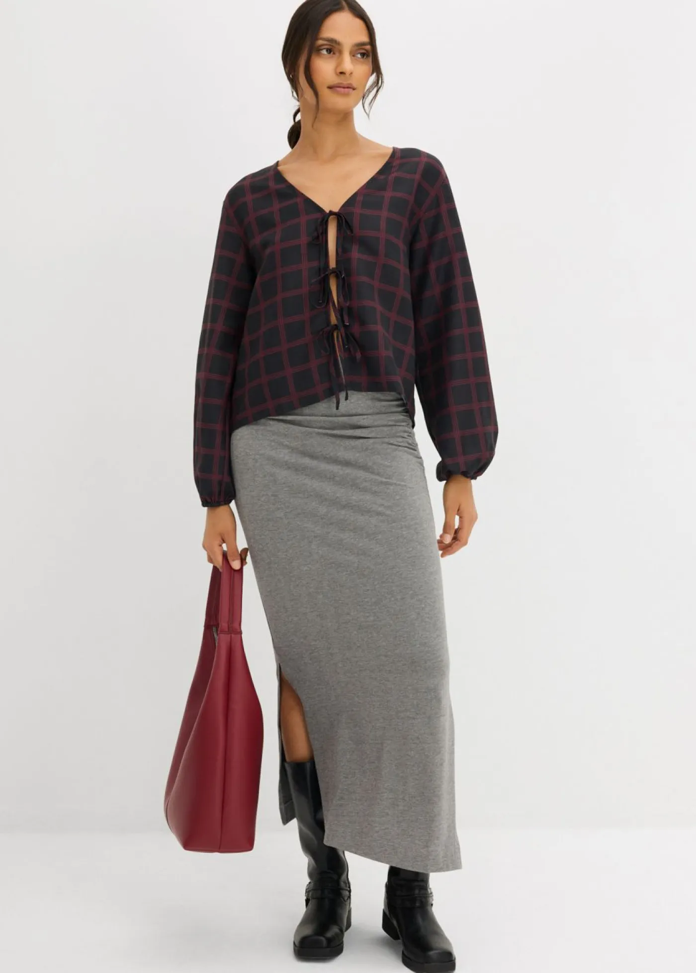 Best Blusa ancha de viscosa suave Mujer Camisas Y Blusas