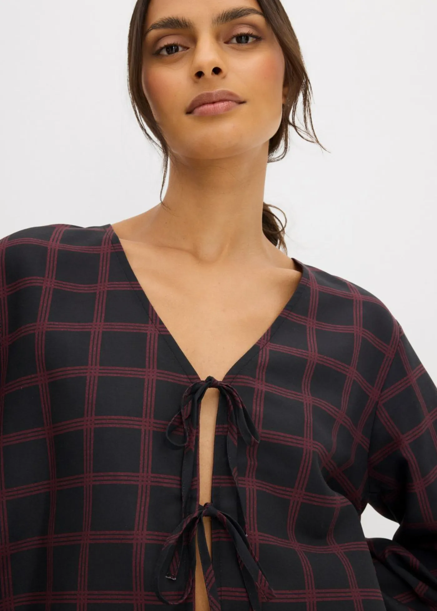 Best Blusa ancha de viscosa suave Mujer Camisas Y Blusas