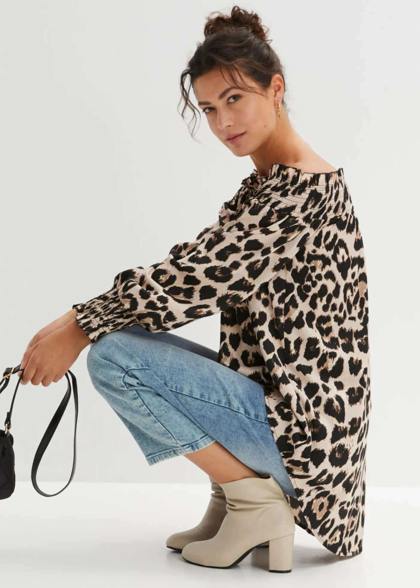 Sale Blusa asimétrica Mujer Camisas Y Blusas