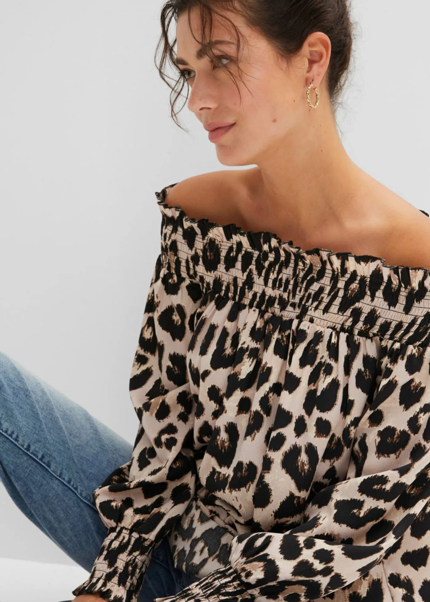 Sale Blusa asimétrica Mujer Camisas Y Blusas