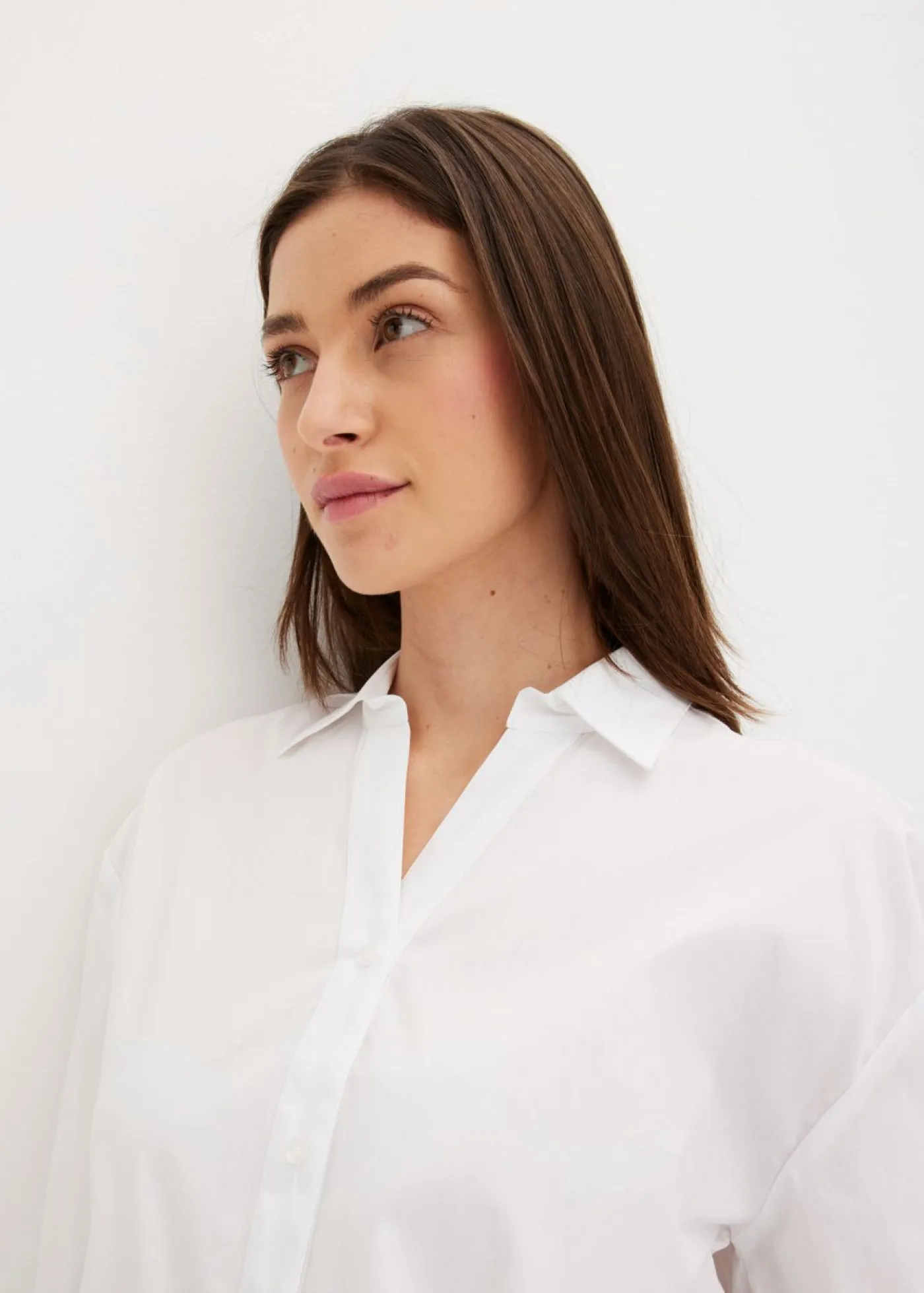 Discount Blusa asimétrica con mangas abullonadas Mujer Camisas Y Blusas