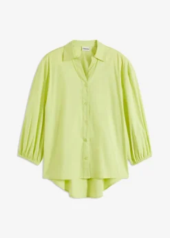 Best Blusa asimétrica con mangas abullonadas Mujer Camisas Y Blusas