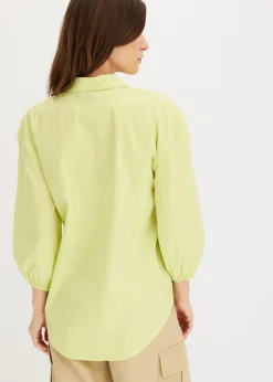 Best Blusa asimétrica con mangas abullonadas Mujer Camisas Y Blusas