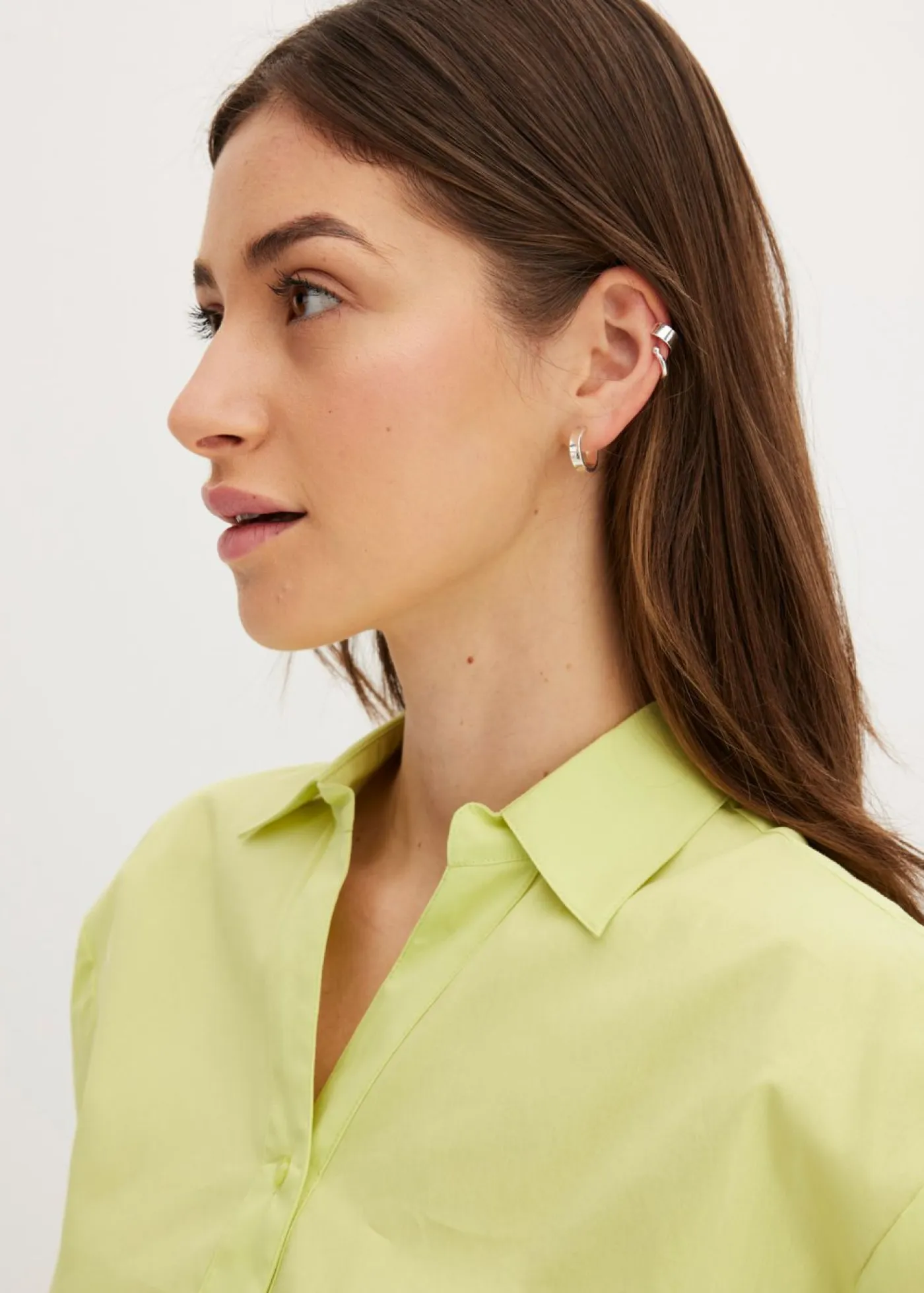 Best Blusa asimétrica con mangas abullonadas Mujer Camisas Y Blusas