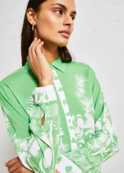 Sale Blusa asimétrica de viscosa fluida Mujer Camisas Y Blusas