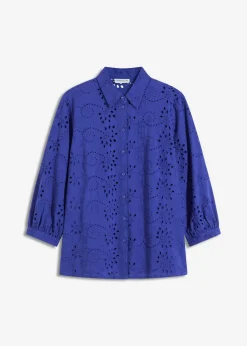 Best Blusa con bordado calado Mujer Camisas Y Blusas